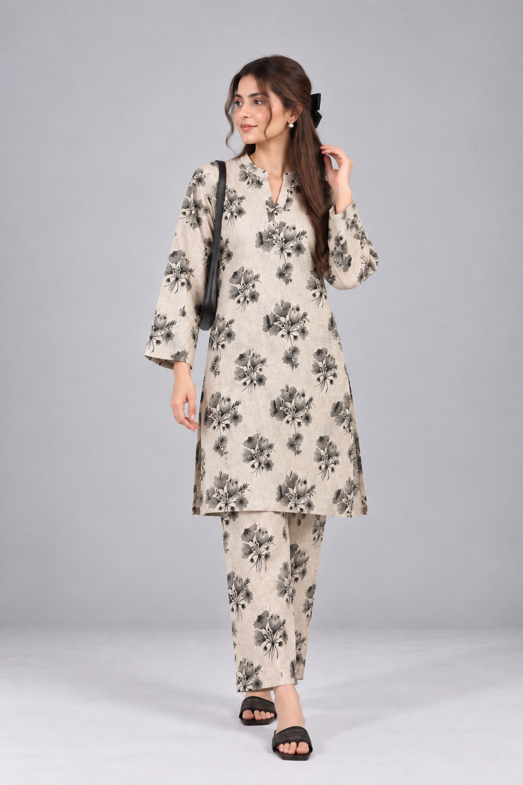 Ethnic 2pc Co-ordset – Front View