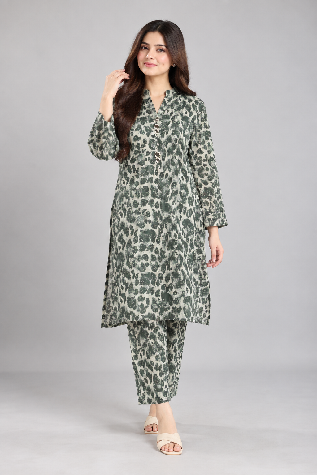 Ethnic 2pc Co-ordset – Front View