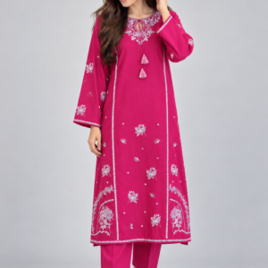 Sapphire Embroidered Jacquard Summer Dress 2-Piece